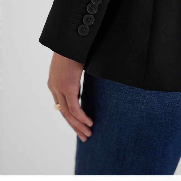 Express women Double Breasted 27" Blazer size small - Picture 6 of 6